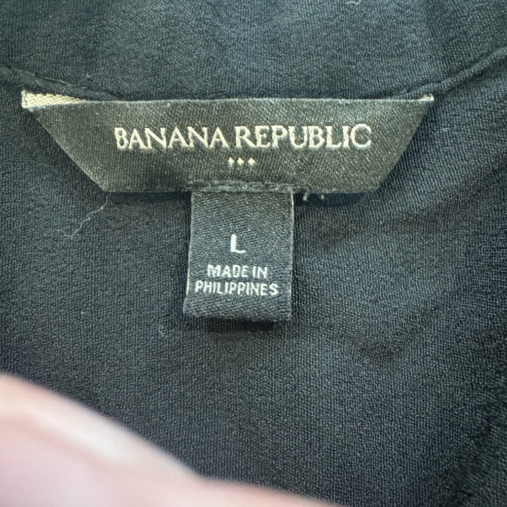 Banana Republic Black Blouse Elegant Top